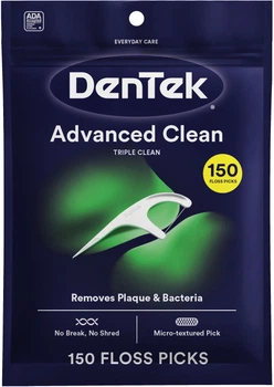 Флос-зубочистки Потрійне очищення DenTek 150 шт (047700019055)