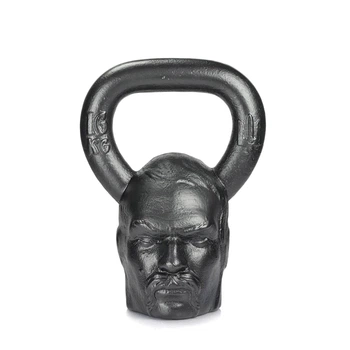 Гиря дизайнерська Body of steel Козак 16 кг чорна