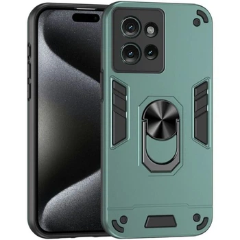 Защитный чехол Deexe Hybrid Shell для Motorola Edge 50 - Green