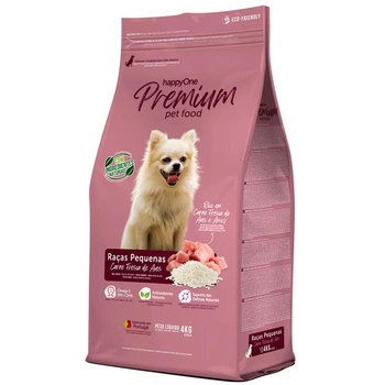 Премиум Корм для Собак Мелких Пород со Свежим Мясом happyOne Premium Dog Small Breeds Fresh Meat 4 кг