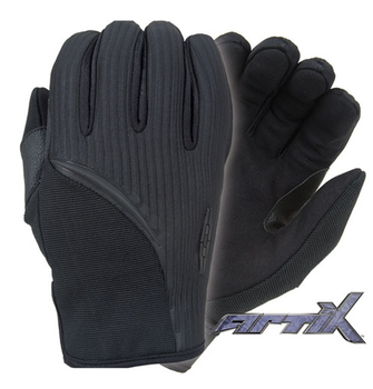 Зимние кевларовые тактические перчатки с защитой от порезов Damascus ARTIX™ - winter cut resistant w/ Kevlar , Hydrofil & Thinsulate insulation DZ-10 X-Large, Чорний