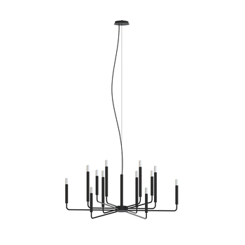 Люстра Nowodvorski ORTO XII A Black 11462 чорний