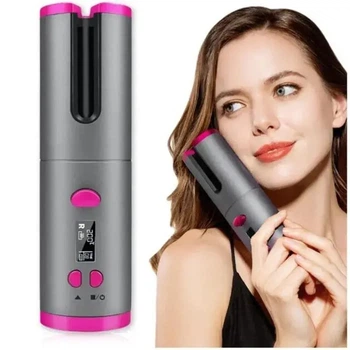 Автоматична плойка Lima Hair curler WM-002 для завивки бездротова керамічна стайлер із USB зарядкою