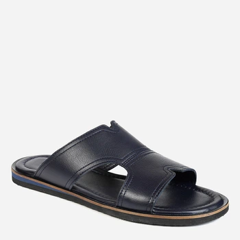 Мужские шлепанцы кожаные Greyder 4Y1FT64520 43 27.5 см Navy Blue (8681548715766)