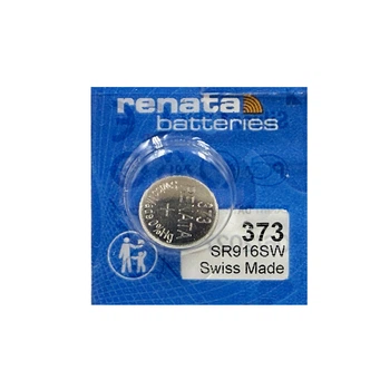 Батарейка для часов серебряно-цинковая Renata 373 SR916SW Silver Oxide 1.55v (103)