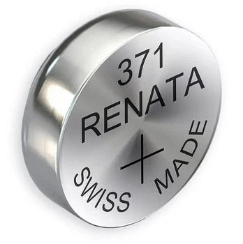 Батарейка для часов серебряно-цинковая Renata 370 371 SR920SW AG6 171 LR69 LR921 1.55V (101)