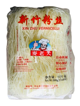 Лапша крахмальная кукурузная фунчоза Zhong Shan 0,5 кг