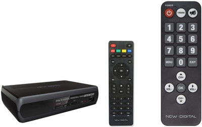 Цифровой тюнер New Digital T2 265 HD Senior DVB-T2 HEVC Black (4779049800129)