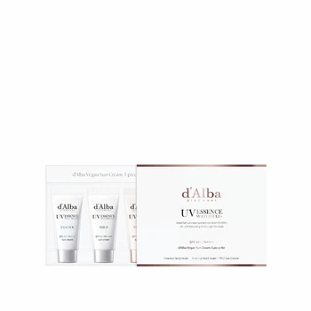 Набор солнцезащитных кремов d'Alba Vegan 3-Piece Sun Cream Kit 3 шт по 5 мл
