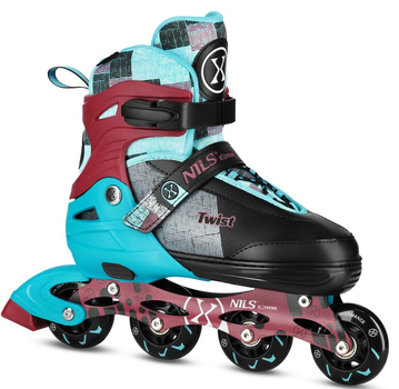  Ролики Nils Extreme Twist NA13810 35-38 M Сині (5907695580372)