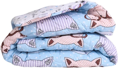 Одеяло MirSon Летнее Полуторное 140x205 см EcoSilk №2807 Color Fun Line Whales (2200006684381)