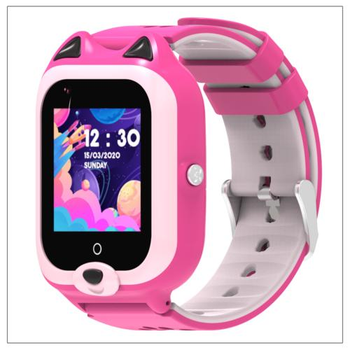 Детские смарт часы-телефон с GPS Wonlex KT22 Android 8.1 Pink c видеозвонком и прослушкой (KT22P)