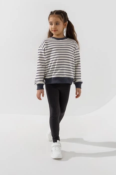 Лосины однотонные для девочки Baby Show 8258 116 см Графитовый
