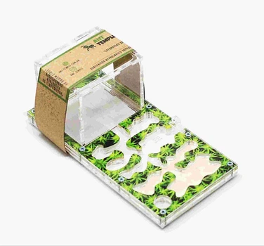 Акриловый формикарий «Micro» Ant-Temple в цвете зелень (18х9см)