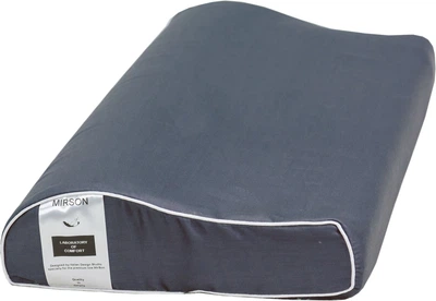 Подушка ортопедическая MirSon №6112 Delicate satin Iron grey Kiddy Boy 50х29х5/8 (2200003262667)
