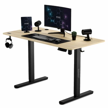 Компьютерный стол с электрорегулировкой высоты Sense7 Nojo черная сосна 120x60 см