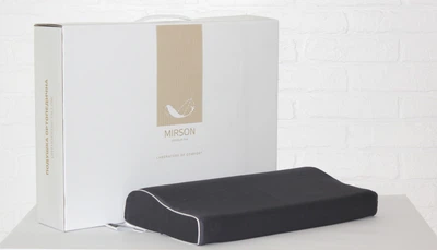 Подушка ортопедическая MirSon №7068 Elite Delicate Satin Iron Grey Kiddy Boy 50х29х5/8 (2200003400076)
