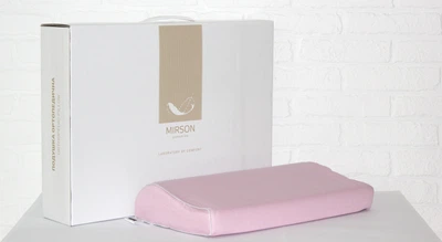 Подушка ортопедическая MirSon №7073 Elite Delicate Satin Laura Kiddy Girl 50х29х5/8 (2200003400120)