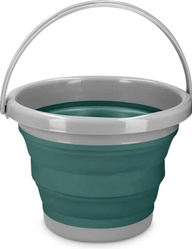 Туристическое складное ведро Lima Collapsible Bucket 10 литров Мятное (42281)