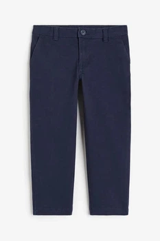 Брюки твиловые чинос свободного кроя синие H&M 98см (400010565)
