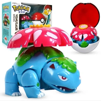 Покебол Покемон VENUSAUR шар с фигуркой-трансформером Венузавр Pokemon GO