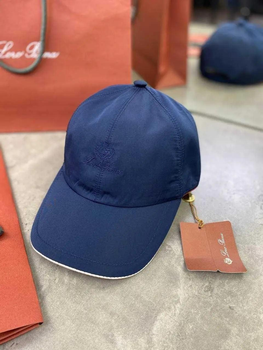 Кепка бейсболка Loro Piana One Size унісекс синя