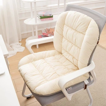Мягкая подушка для стула white