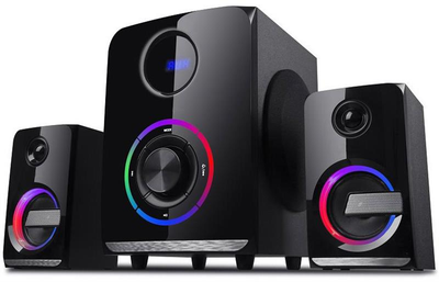 Акустическая система Golden Field LA-161G NEW 49W 2.1 Bluetooth Black