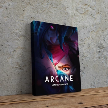 Інтер'єрна картина Аркейн: Ліга Легенд, Arcane: League of Legends, 37×30 см (id6890)