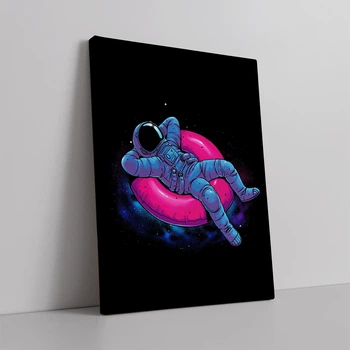 Интерьерная картина Космонавт на отдыхе, 42×30 см (id6050)
