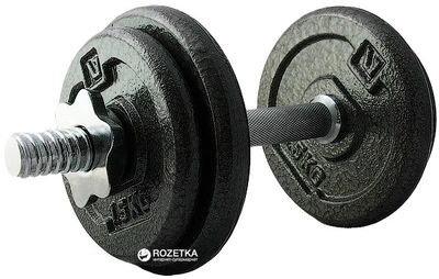 Гантели наборные LiveUp Dumbell Set 1 шт. Black (LS2311-10)