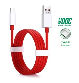 Кабель USB на Type-C 65W PD SUPER VOOC / 6A 1m (RED)