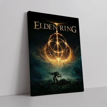 Інтер'єрна картина Елденське кільце, Elden Ring, плакат для геймера, 42×30 см (id4684)