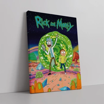 Интерьерная картина Рик и Морти, Rick and Morty, 42×30 см (id1443)