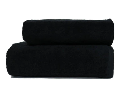 Полотенце Parisa Home Flat Cotton - H-500 (500 г/м2) черный 50*90