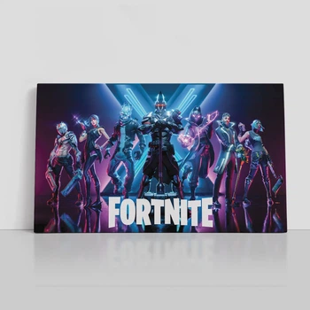 Інтер'єрна картина Фортнайт, Сезон 10, Fortnite, плакат для геймера, 24×42 см (id3722)