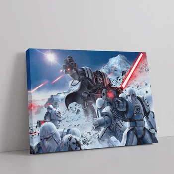 Интерьерная картина Вархаммер vs Звёздные Войны, Warhammer 40000, Star Wars, 40×60 см (id1997)
