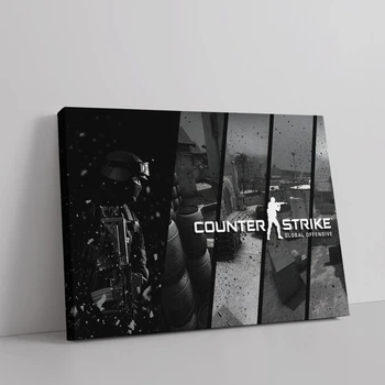 Интерьерная картина Контрстрайк, Counter-Strike, CS:GO Global Offensive, 28×42 см (id6827)