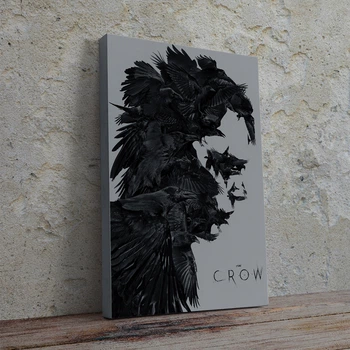 Интерьерная картина Ворон, The Crow (2024), 42×28 см (id6837)