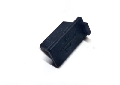 Заглушка USB від пилу v.2, силіконова 1 шт, Чорна