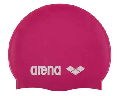 Шапочка для плавания Arena CLASSIC SILICONE JR детская fuchsia