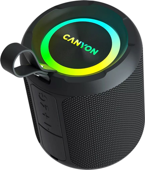 Портативна колонка Canyon OnMove 11 TWS 20W IPX6 EQ RGB Black (CNE-CBTSP11)