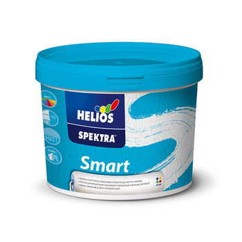 Краска латексная интерьерная HELIOS SPEKTRA SMART Белая 10л