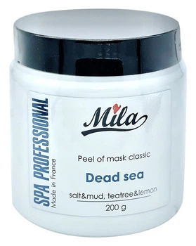 Альгинатная маска Мертвое море - анти акне, осветление / Dead sea mask, ТМ Mila, Франция, 200 г