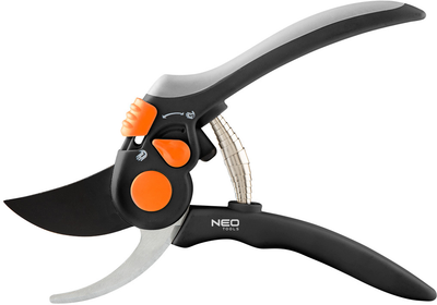 Секатор обводной NEO Tools до 18 мм 200 мм с регулируемым расстоянием (15-202)