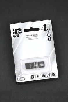 USB-накопитель флешка на 32Gb 4you 117 Metal series Black