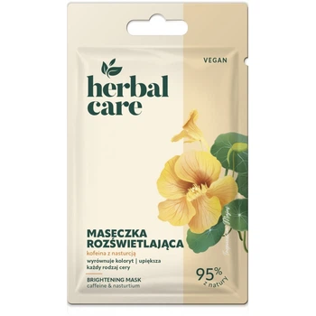 Маска Herbal Care для обличчя Освітлювальна Кофеїн та настурція 7 г
