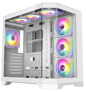 Корпус GameMax HYPE-A Tempered Glass без БП White (HYPE-A White) Б/в,U1