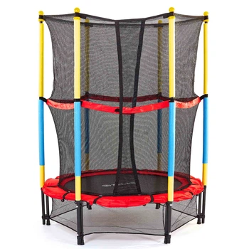 Батут каркасный детский с защитной сеткой ø4,5ft (C-B7105)