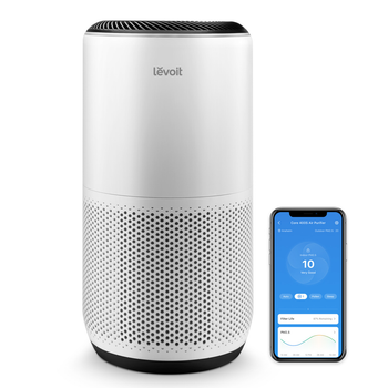 Очиститель воздуха Levoit VeSync Core 400S Smart True HEPA | Умный очиститель с фильтрацией H13 True HEPA, управлением через приложение и голосовыми ассистентами